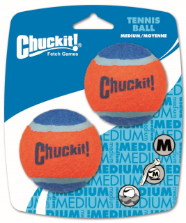 Chuckit! Míčky tenisové Medium 6,5 cm - 2 na kartě